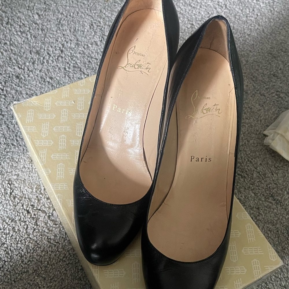 Christian Louboutin leather heels